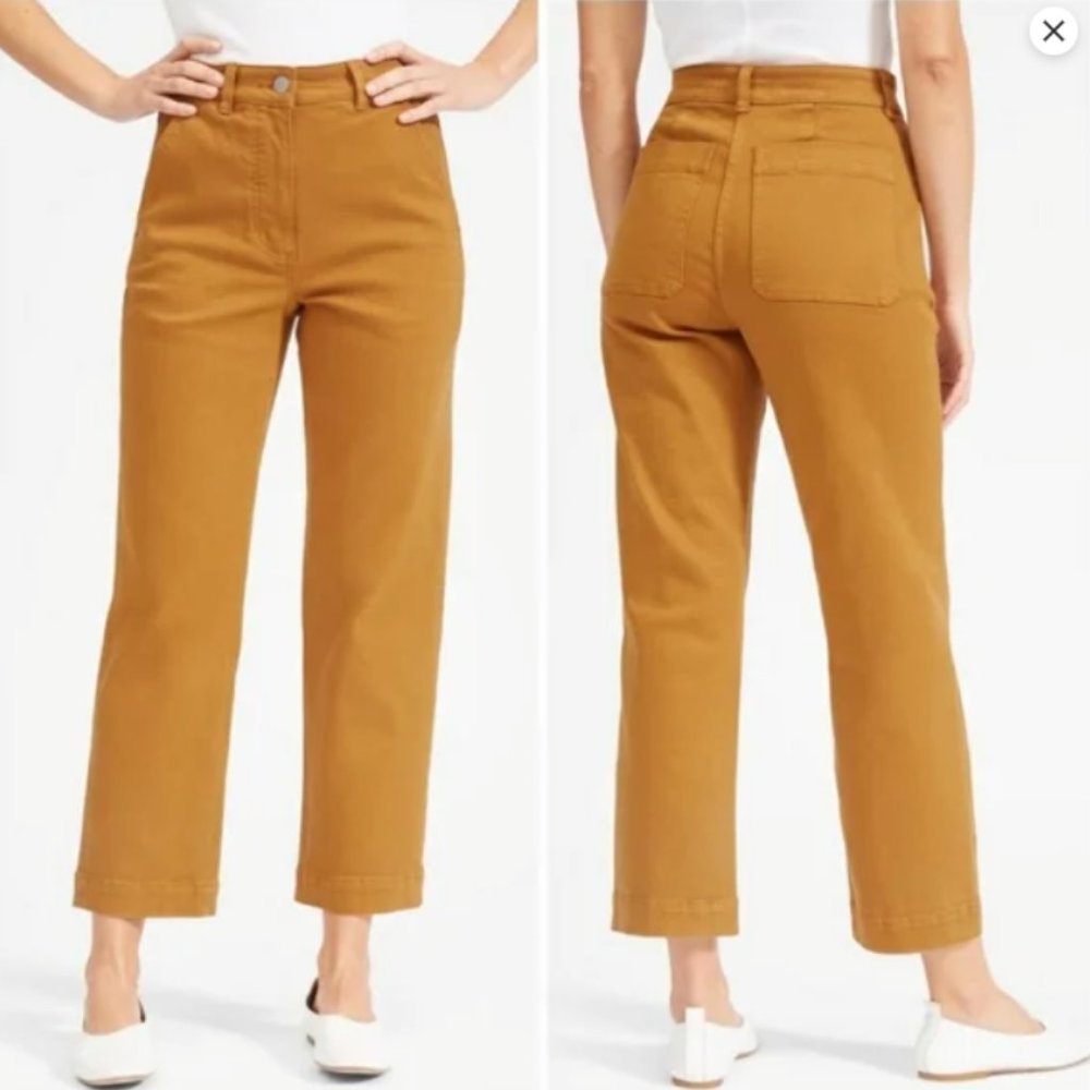 EVERLANE Cropped Straight Regular pants, Size 14